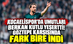 Kocaelispor'da umutları Berkan Kutlu yeşertti! Göztepe karşısında fark bire indi