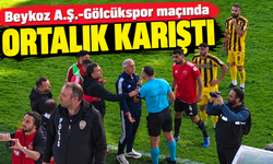 Beykoz A.Ş.-Gölcükspor maçında ortalık karıştı