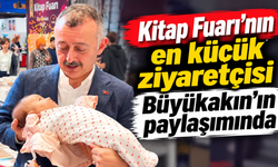 Kitap Fuarı’nın en küçük ziyaretçisi Büyükakın’ın paylaşımında