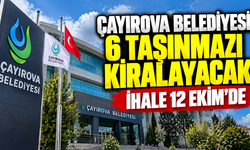 Çayırova Belediyesi 6 taşınmazı kiralayacak: ihale 12 Ekim’de