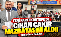 Yeni Parti Kartepe'de Cihan Çakır mazbatasını aldı! Yeni dönem başladı