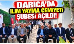 Darıca'da İlim Yayma Cemiyeti şubesi açıldı! Protokol açılışta buluştu