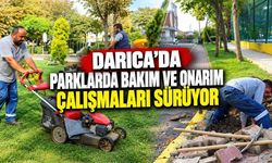 Darıca'da Parklarda Bakım ve Onarım Çalışmaları Sürüyor