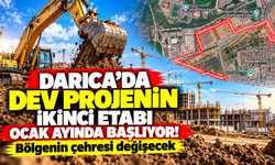 Darıca'da dev projenin ikinci etabı ocak ayında başlıyor! Bölgenin çehresi değişecek