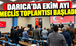 Darıca’da ekim ayı meclis toplantısı başladı