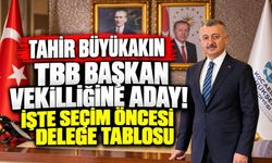 Tahir Büyükakın TBB başkan vekilliğine aday! İşte seçim öncesi delege tablosu