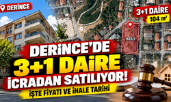 Derince’de 3+1 daire icradan satılıyor! İşte fiyatı ve ihale tarihi