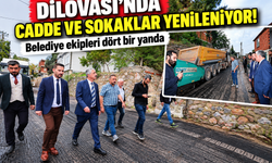 Dilovası'nda cadde ve sokaklar yenileniyor! Belediye ekipleri dört bir yanda