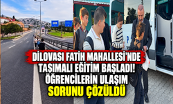 Dilovası Fatih Mahallesi’nde taşımalı eğitim başladı! Öğrencilerin ulaşım sorunu çözüldü