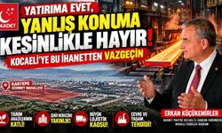 Saadet Partisi’nden Kartepe’deki 13 milyarlık çelikhane projesine tepki: “Yatırıma evet, yanlış konuma hayır”