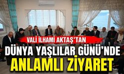 Vali İlhami Aktaş’tan Dünya Yaşlılar Günü’nde anlamlı ziyaret