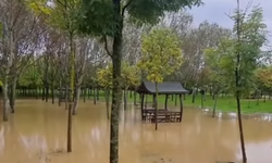 Çayırova'da sağanak yağış hayatı olumsuz etkiledi! Rögarlar taştı, yollar suyla doldu