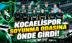 Kocaelispor soyunma odasına önde girdi!