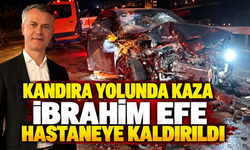 Kandıra Yolunda Kaza: İbrahim Efe Hastaneye Kaldırıldı