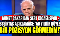 Ahmet Çakar'dan Sert Kocaelispor - Beşiktaş Açıklaması: "50 Yıldır Böyle Bir Pozisyon Görmedim!"