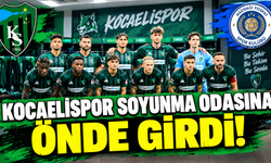 Kocaelispor soyunma odasına önde girdi!