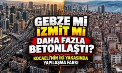 Gebze mi İzmit mi daha fazla betonlaştı? Kocaeli'nin iki yakasında yapılaşma farkı