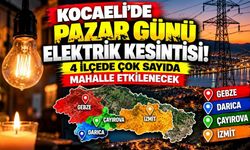 Kocaeli'de 25 Ekim elektrik kesintisi! Gebze, Darıca, Çayırova ve İzmit'te elektrikler kesilecek