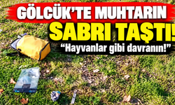 Gölcük’te muhtarın sabrı taştı: “Hayvanlar gibi davranın!”