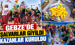 Gebze’de şalvarlar giyildi, kazanlar kuruldu: Duraklı’da imeceyle kış hazırlığı