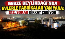 Gebze Beylikbağı’nda Evlerle Fabrikalar Yan Yana: 312. Sokak Dikkat Çekiyor