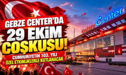 Gebze Center'da 29 Ekim coşkusu! Cumhuriyetin 103. yılı özel etkinliklerle kutlanacak
