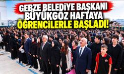 Gebze Belediye Başkanı Büyükgöz haftaya öğrencilerle başladı!
