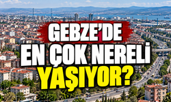 Gebze'de en çok nereli yaşıyor? 39 bin kişiyle ilk sıradaki şehir şaşırttı!