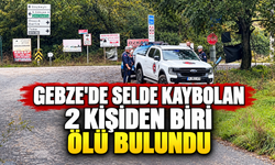 Gebze'de selde kaybolan 2 kişiden biri ölü bulundu