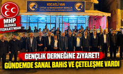 MHP Dilovası Teşkilatı'ndan gençlik derneğine ziyaret! Gündemde sanal bahis ve çeteleşme vardı