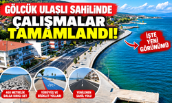 Gölcük Ulaşlı sahilinde çalışmalar tamamlandı! İşte yeni görünümü