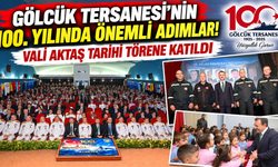 Gölcük Tersanesi'nin 100. yılında önemli adımlar! Vali Aktaş tarihi törene katıldı