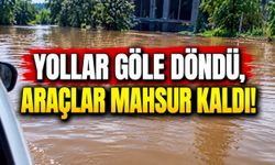 Gebze’de Balçık Deresi Taştı: Yollar Göle Döndü, Araçlar Mahsur Kaldı!