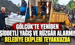 Gölcük'te yeniden şiddetli yağış ve rüzgâr alarmı! Belediye ekipleri teyakkuzda