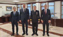 Gölcük'te Göreve Başlayan Üç Amirale Hayırlı Olsun Ziyareti