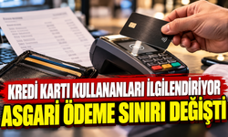 Kredi kartı kullananları ilgilendiriyor: Asgari ödeme sınırı değişti
