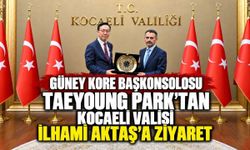 Güney Kore Başkonsolosu Taeyoung Park’tan Kocaeli Valisi İlhami Aktaş’a ziyaret