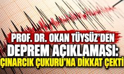 Prof. Dr. Okan Tüysüz’den Deprem Açıklaması: Çınarcık Çukuru’na Dikkat Çekti