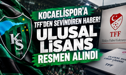 Kocaelispor’a TFF’den sevindiren haber! Ulusal Lisans resmen alındı