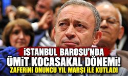 İstanbul Barosu'nda Ümit Kocasakal dönemi! Zaferini Onuncu Yıl Marşı ile kutladı