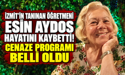 İzmit'in tanınan öğretmeni Esin Aydos hayatını kaybetti! Cenaze programı belli oldu
