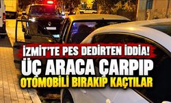 İzmit'te pes dedirten iddia! Üç araca çarpıp otomobili bırakıp kaçtılar