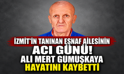 İzmit'in tanınan esnaf ailesinin acı günü! Ali Mert Gümüşkaya hayatını kaybetti