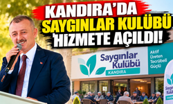 Kandıra'da Saygınlar Kulübü hizmete açıldı! Başkan Büyükakın 12 ilçeyi işaret etti