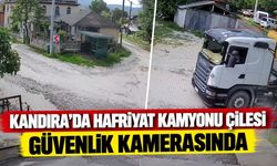 Kandıra’da Hafriyat Kamyonu Çilesi Güvenlik Kamerasında