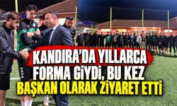 Kandıra’da Yıllarca Forma Giydi, Bu Kez Başkan Olarak Ziyaret Etti