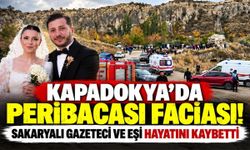 Kapadokya'da peribacası faciası! Sakaryalı gazeteci ve eşi hayatını kaybetti