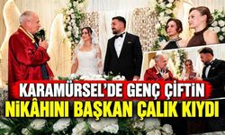 Karamürsel’de Genç Çiftin Nikâhını Başkan Çalık Kıydı