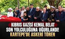 Kıbrıs Gazisi Kemal Belat son yolculuğuna uğurlandı! Kartepe'de askeri tören