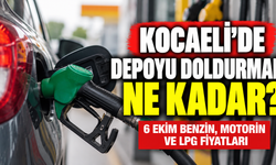 Kocaeli’de depoyu doldurmak ne kadar? 6 Ekim benzin, motorin ve LPG fiyatları